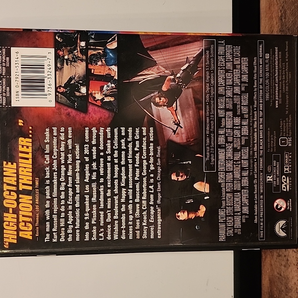 Escape from L.A. DVD - Picture 2 of 2